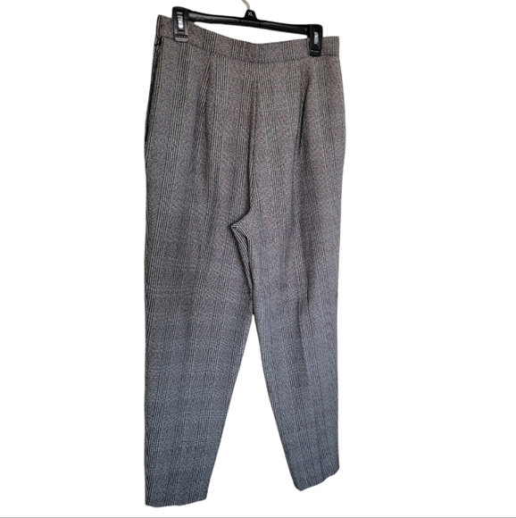 Vintage MJ Carroll Plaid Tweed Pants - Picture 7 of 8